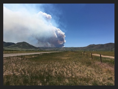 Wyoming wildfire